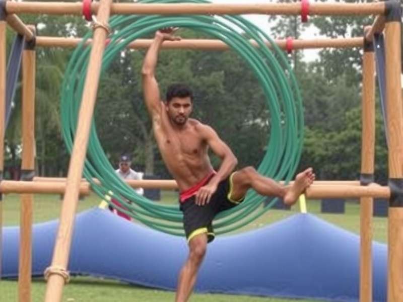 Challenging Obstacles in Nagpur Ninja Warrior Nagpur Ninja Warrior Obstacle Course